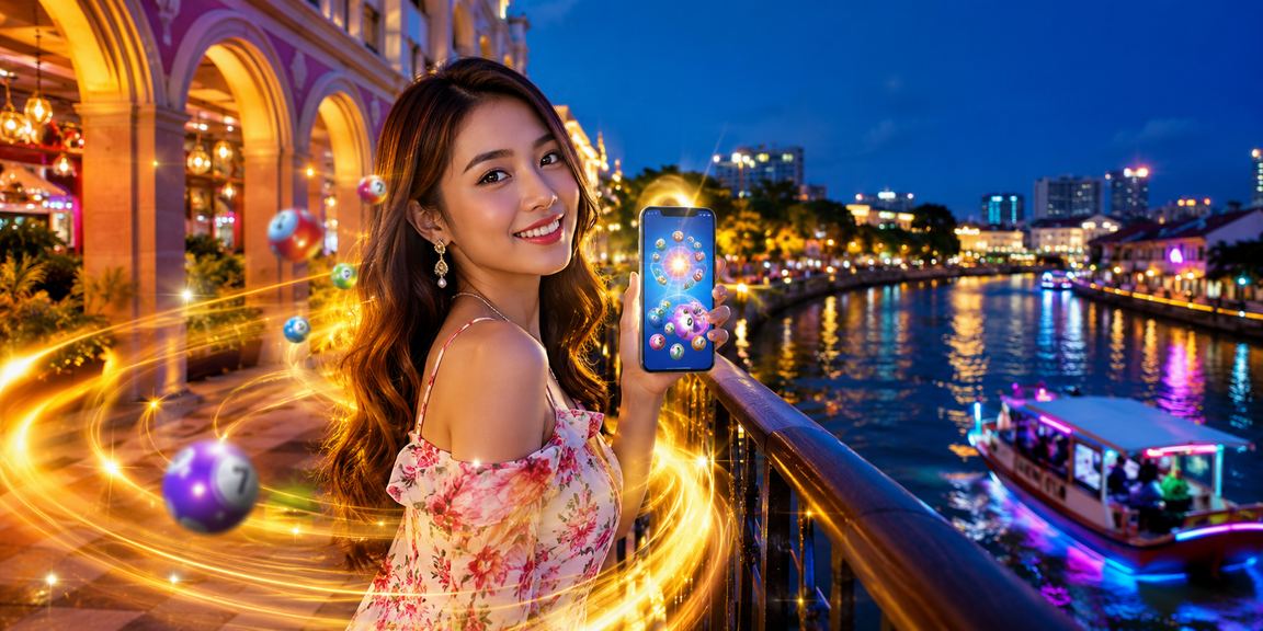 Pengguna dari Melaka menyemak maklumat permainan dan peluang cabutan dalam platform bika99